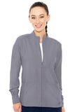 2660 ZIP FRONT WARM UP WITH SHOULDER YOKES