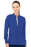 2660 ZIP FRONT WARM UP WITH SHOULDER YOKES